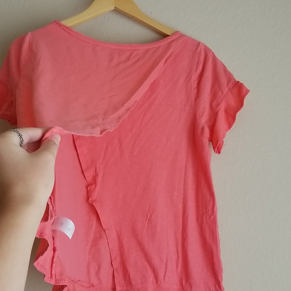 Pink Ruffle Top - Picture 3 of 4